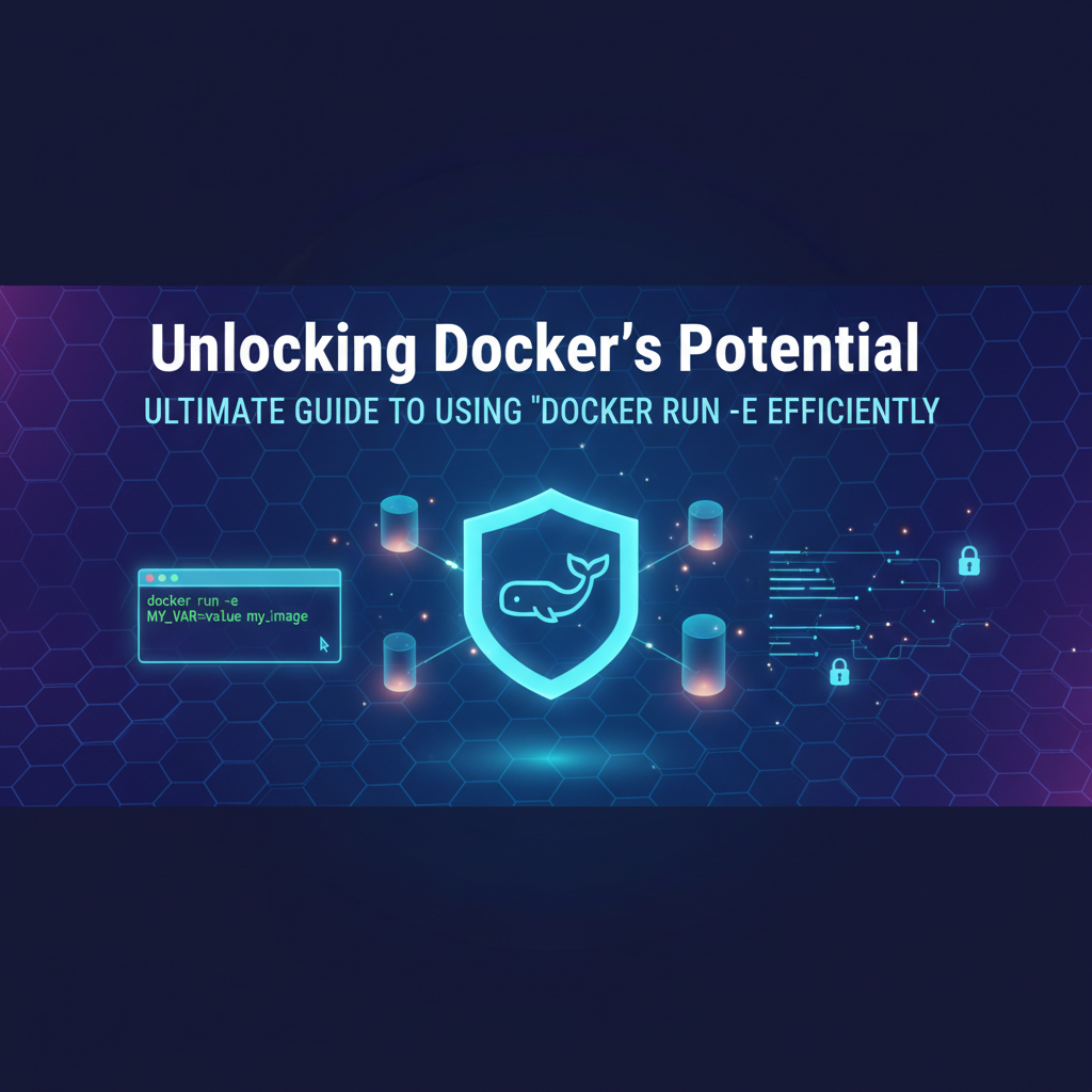 Unlocking Docker's Potential: Ultimate Guide to Using `docker run -e ...