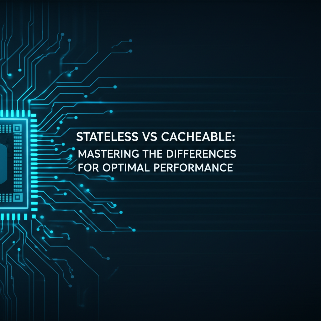 Stateless vs Cacheable: Mastering the Differences for Optimal Performance