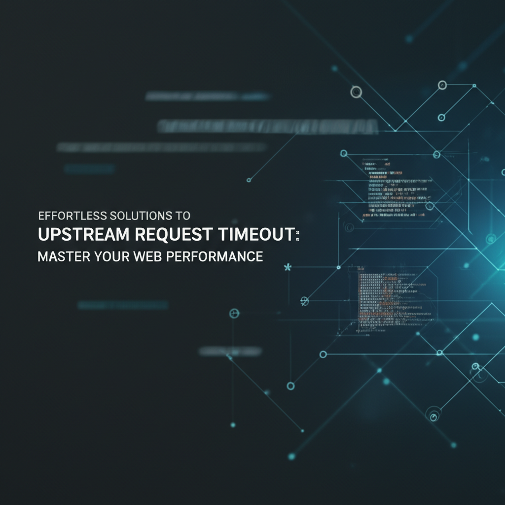 Effortless Solutions to Upstream Request Timeout: Master Your Web ...
