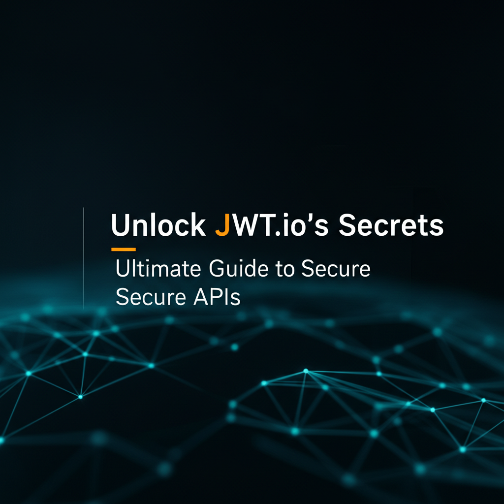 Unlock JWT.io's Secrets: Ultimate Guide to Secure APIs
