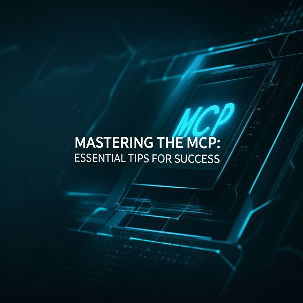 Mastering the MCP: Essential Tips for Success