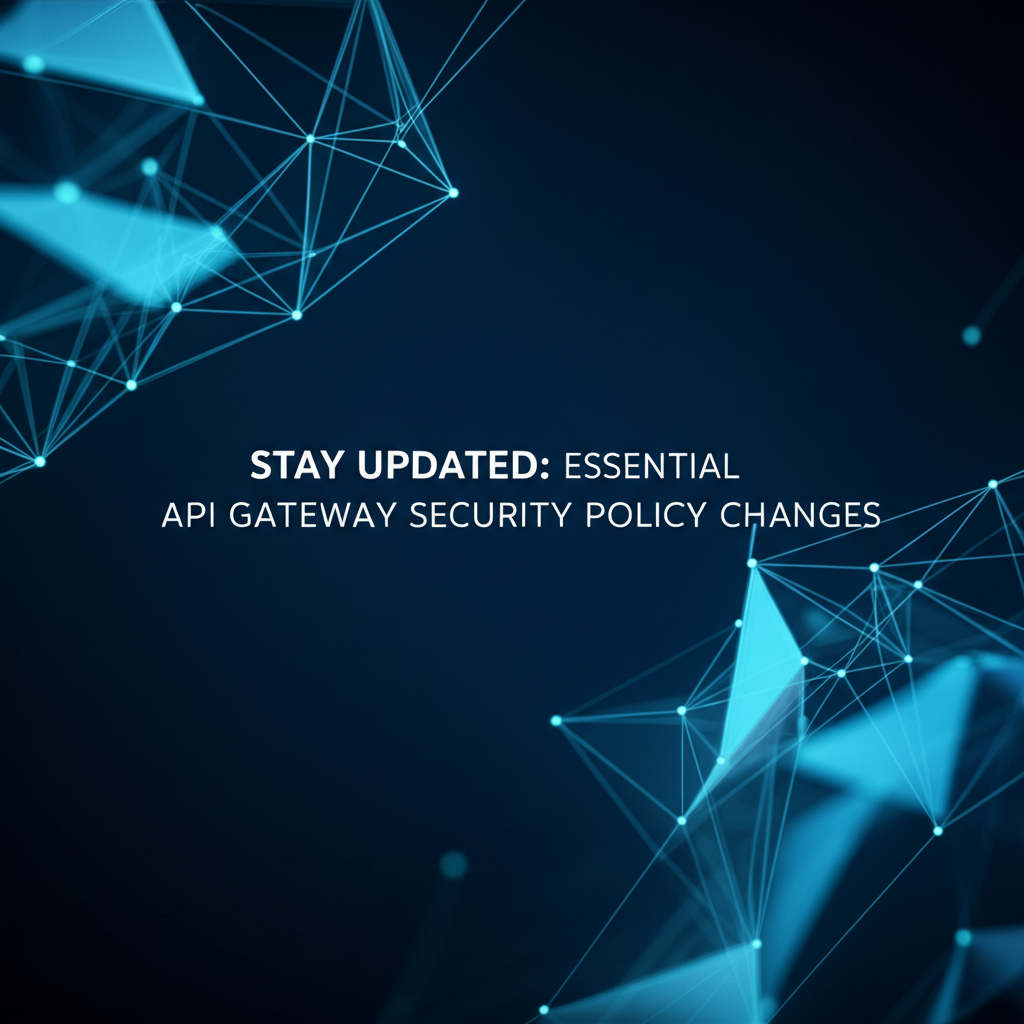 Stay Updated: Essential API Gateway Security Policy Changes