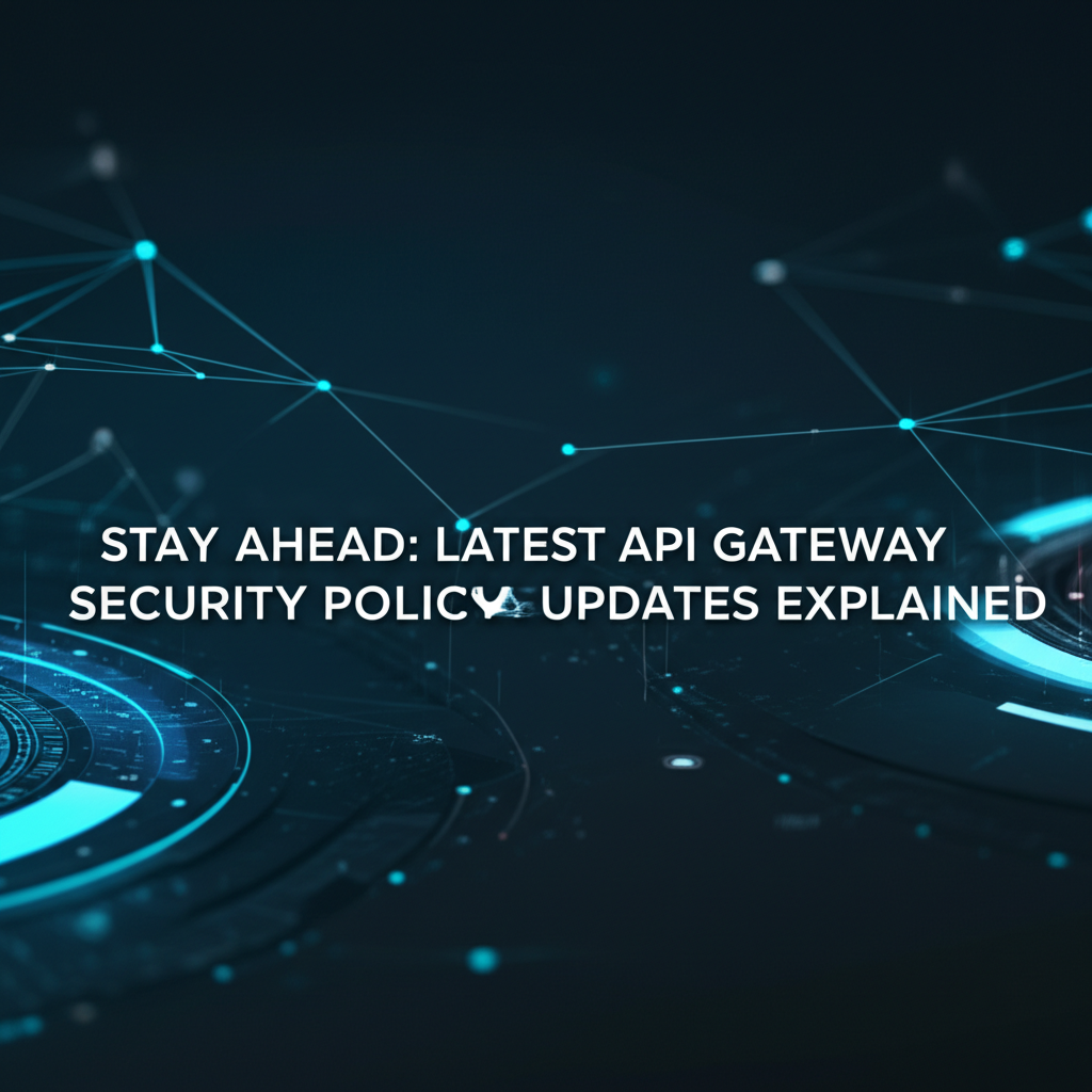Stay Ahead: Latest API Gateway Security Policy Updates Explained