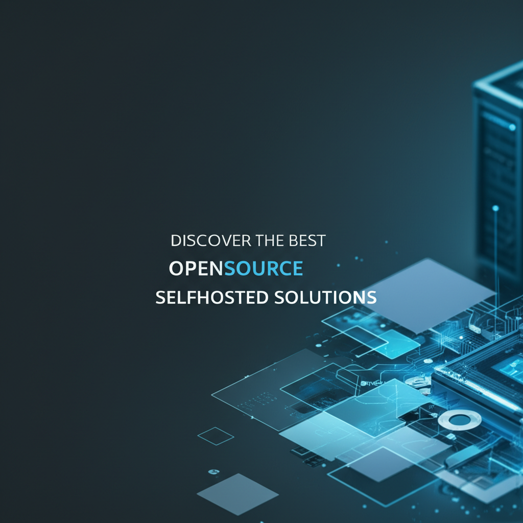 Discover the Best OpenSource SelfHosted Solutions