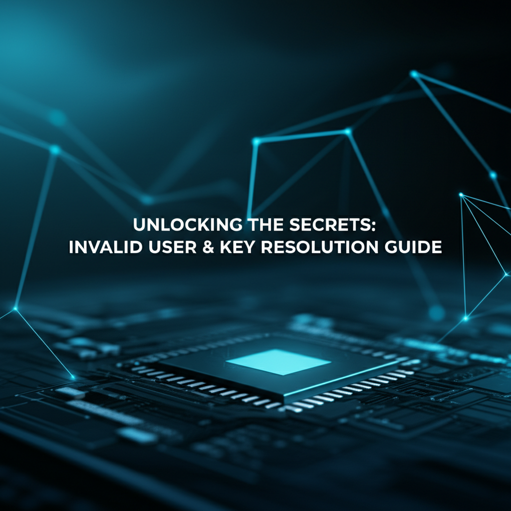Unlocking the Secrets: Invalid User & Key Resolution Guide