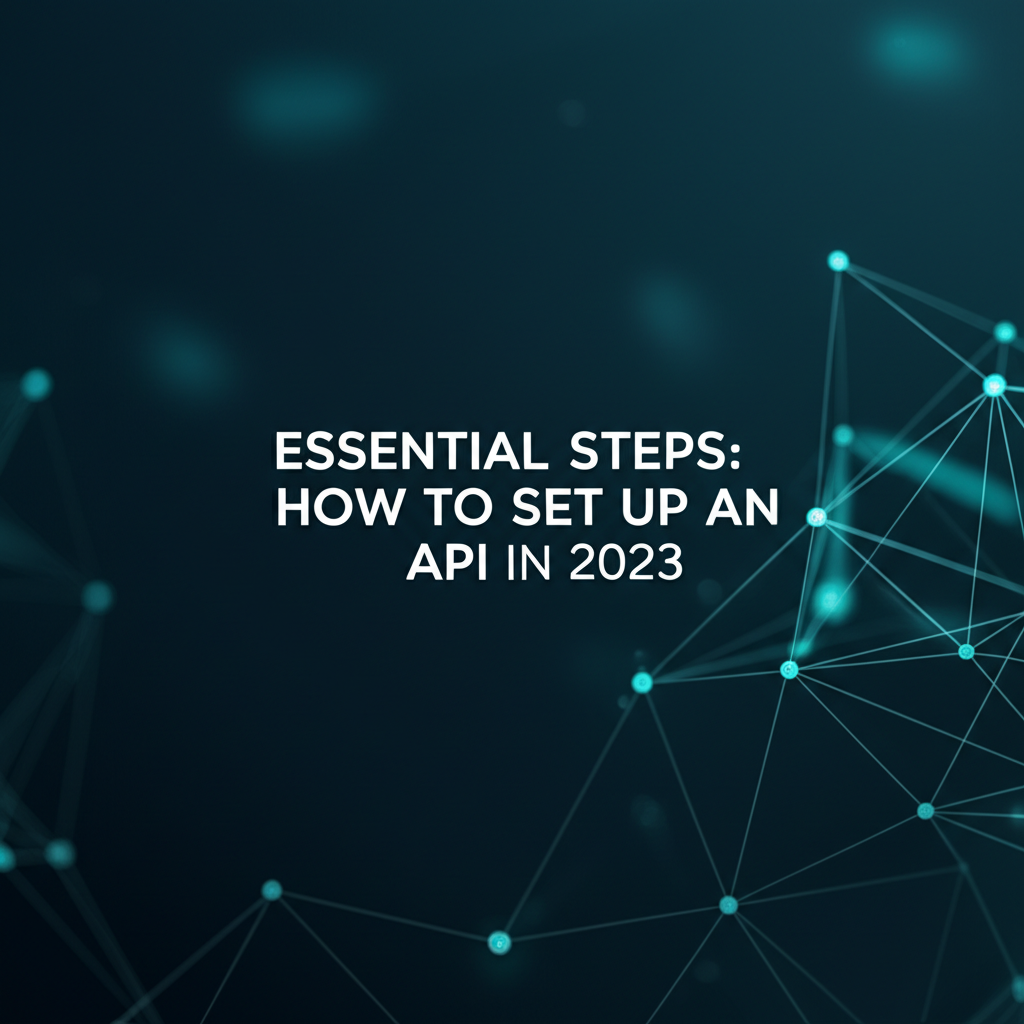 Essential Steps: How to Set Up an API in 2023