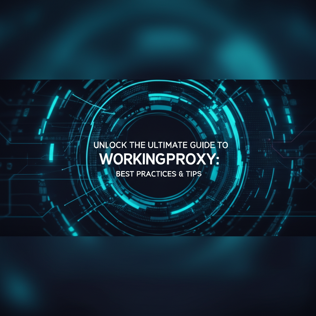 Unlock the Ultimate Guide to WorkingProxy: Best Practices & Tips
