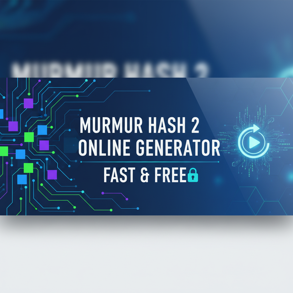 Murmur Hash 2 Online Generator: Fast & Free