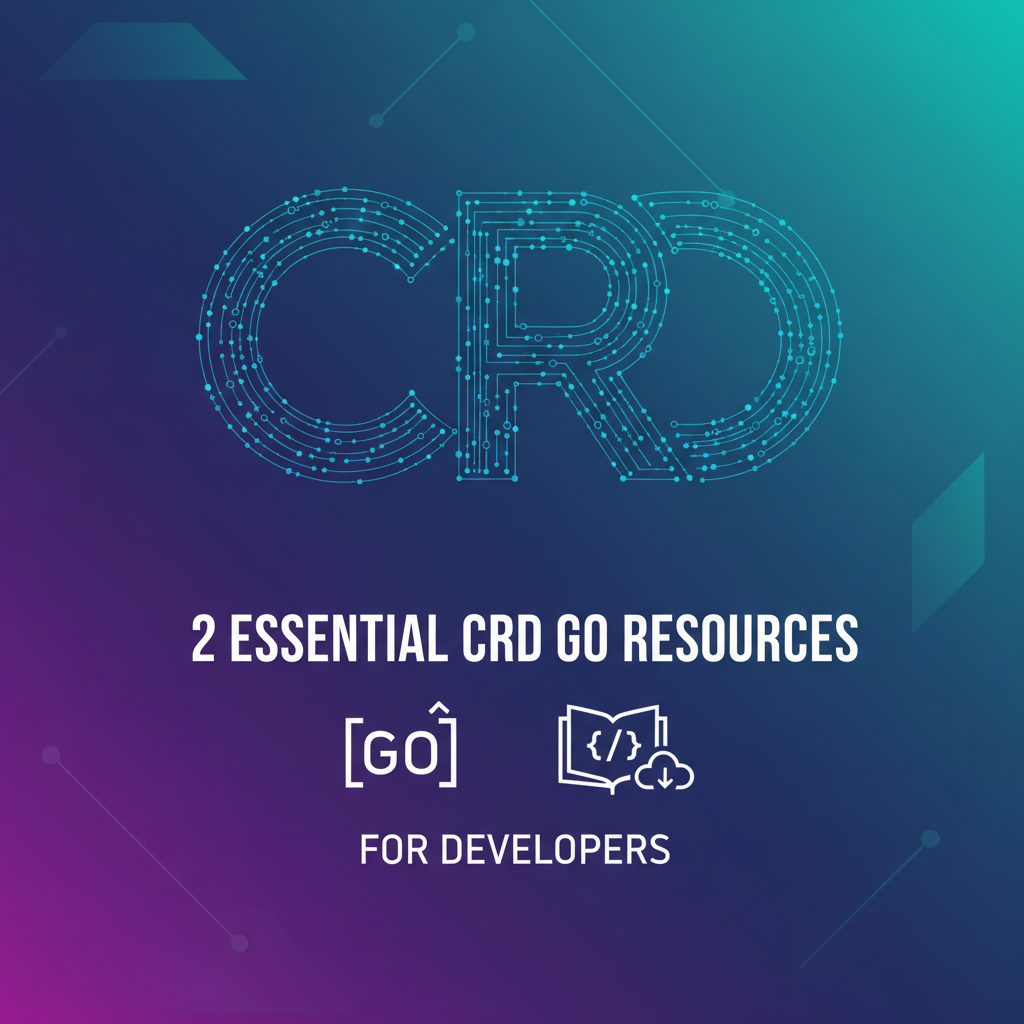 2 Essential CRD Go Resources for Developers