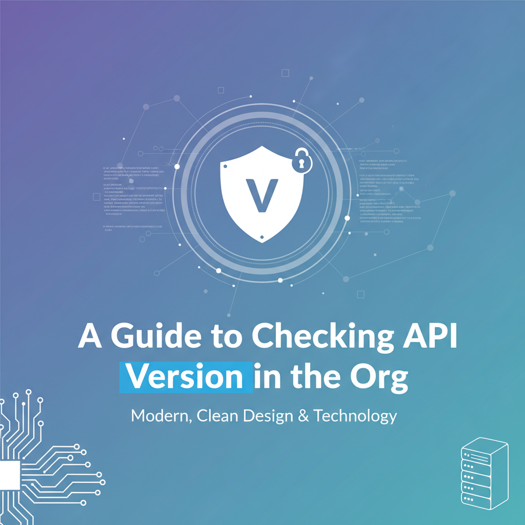A Guide to Checking API Version in the Org