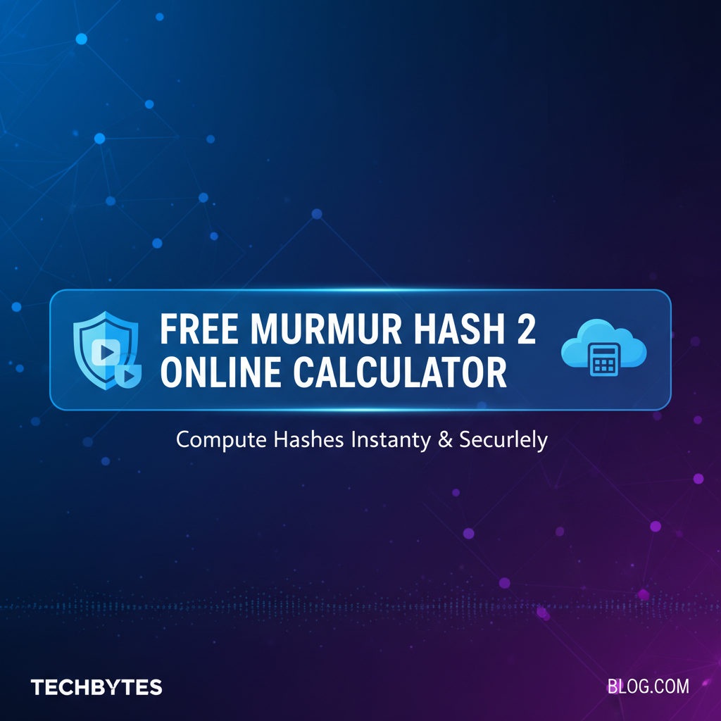 Free Murmur Hash 2 Online Calculator