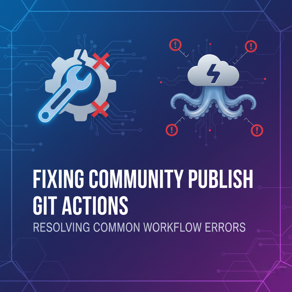 Fixing Community Publish Not Working in Git Actions