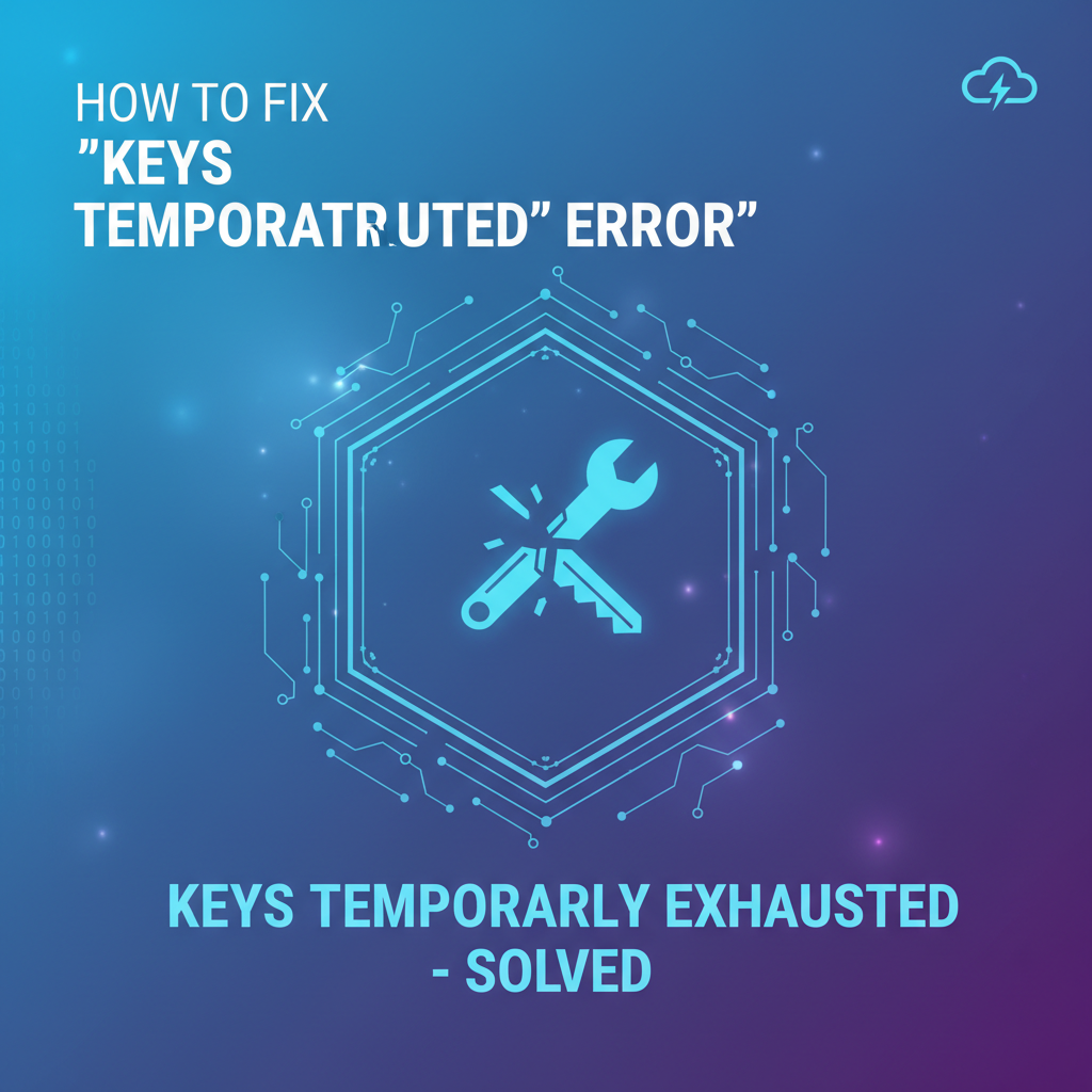 Key System Error How to Fix 'Keys Temporarily Exhausted' Error