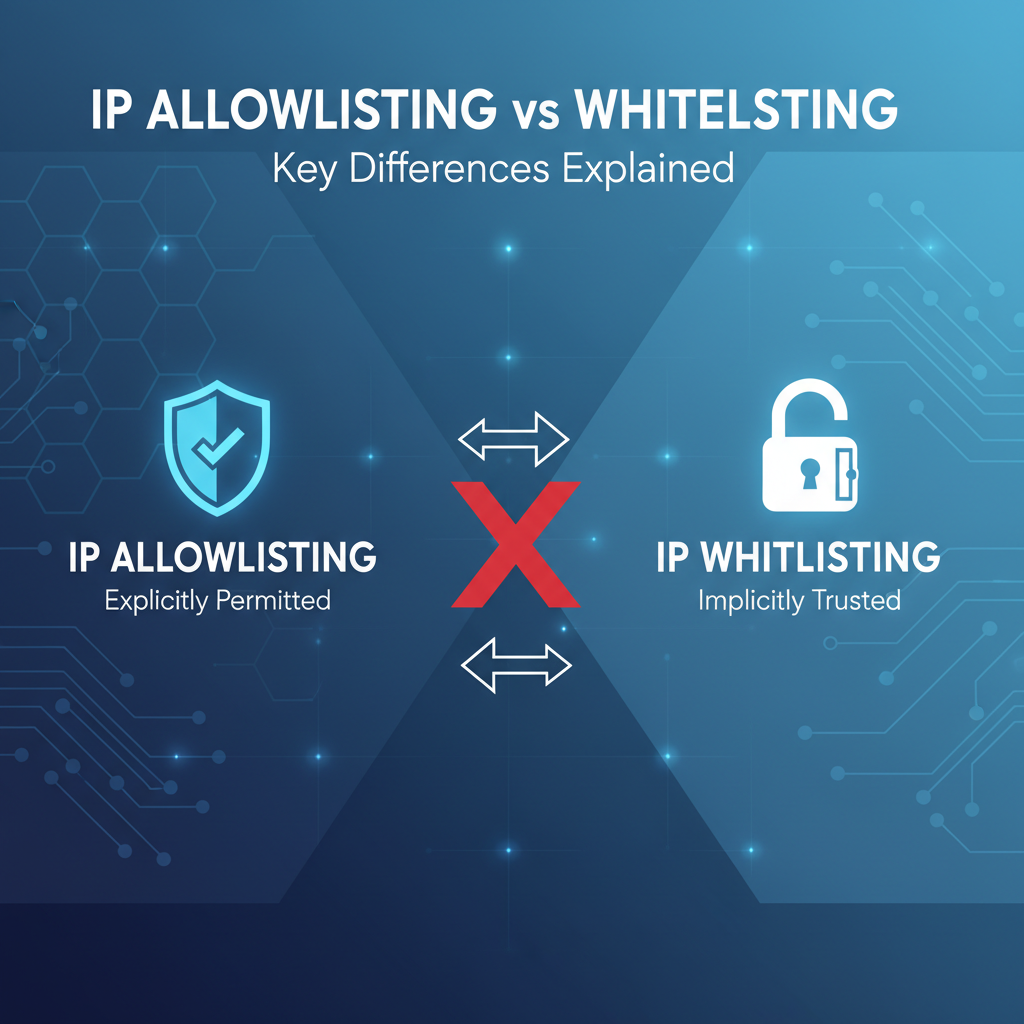 Ip Whitelisting Icon IP Allowlisting vs Whitelisting: Key Differences Explained