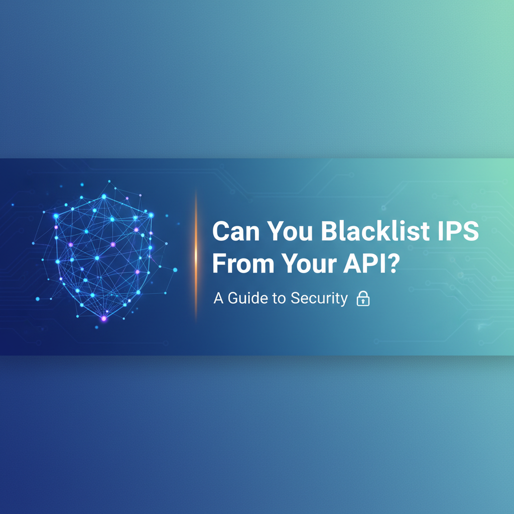 Can You Blacklist IPs from Your API? A Guide to Security