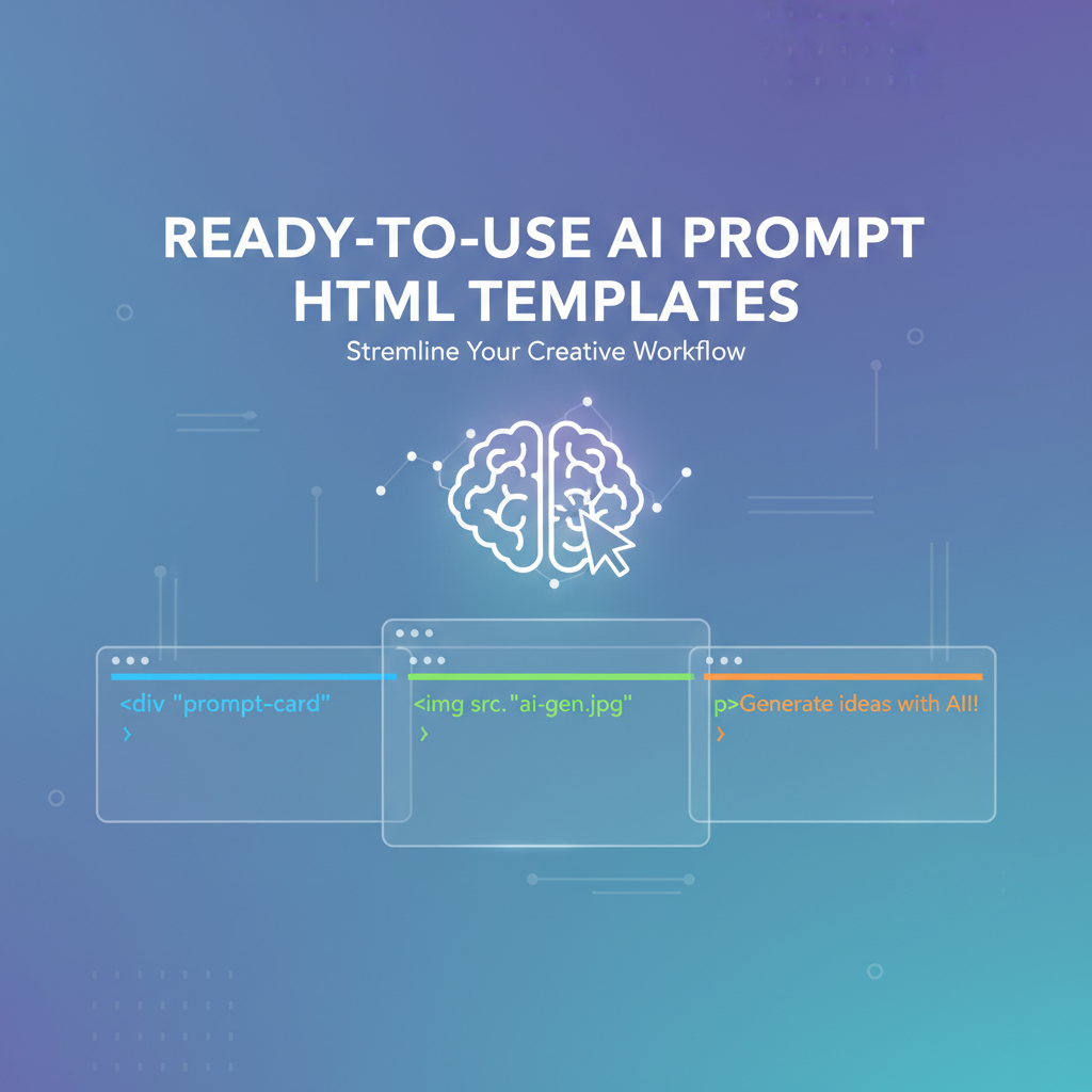 Ready-to-Use AI Prompt HTML Templates