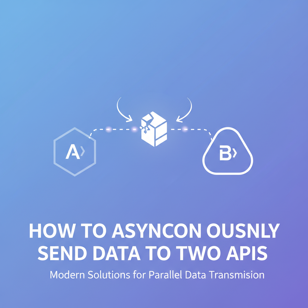How to Asynchronously Send Information to Two APIs