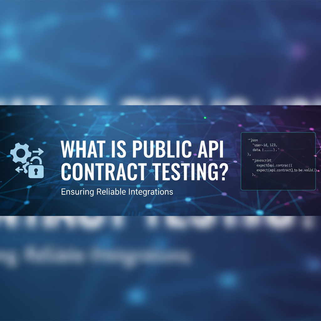What is Public API Contract Testing?