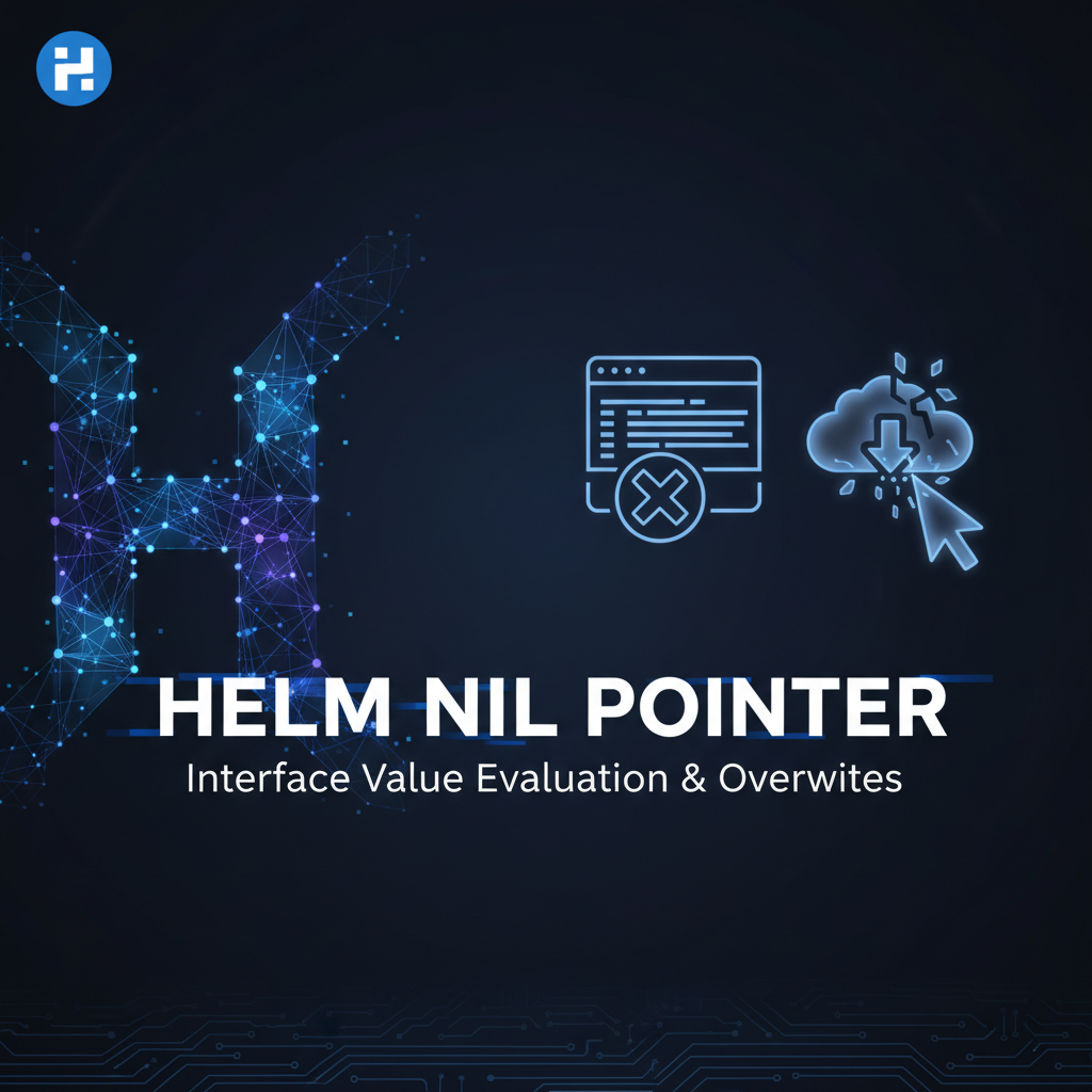 Helm Nil Pointer: Interface Value Evaluation & Overwrites