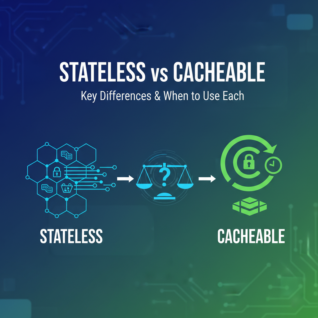 Stateless vs Cacheable: Key Differences & When to Use Each
