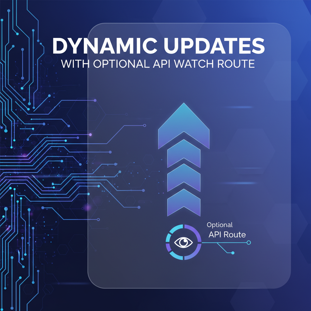 Auto Watch Api Dynamic Updates with Optional API Watch Route