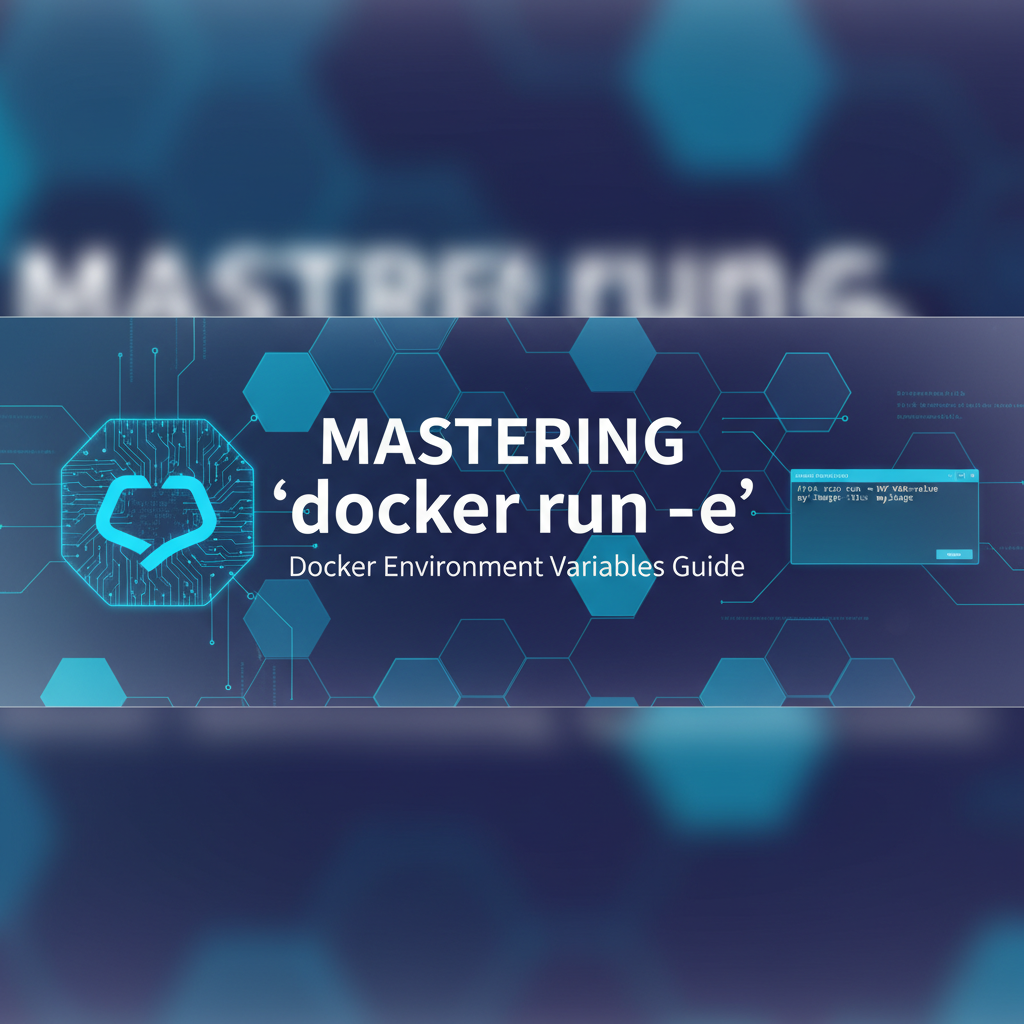 Mastering `docker run -e`: Docker Environment Variables Guide