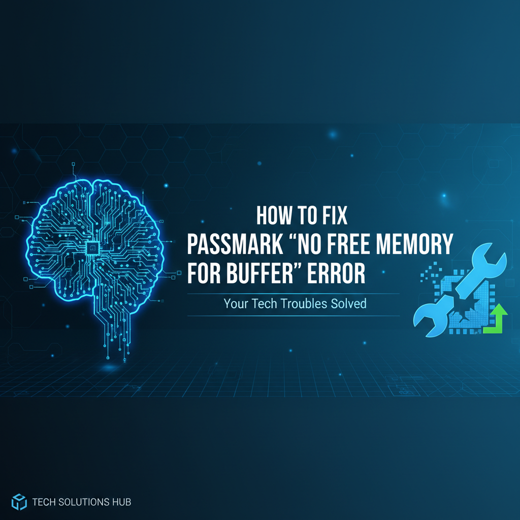 How to Fix PassMark 'No Free Memory for Buffer' Error