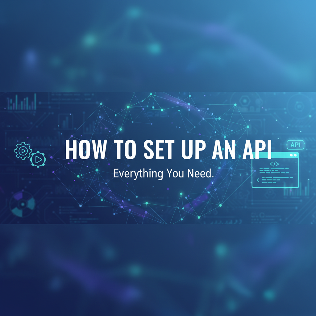 Api Needa How to Set Up an API: Everything You Need