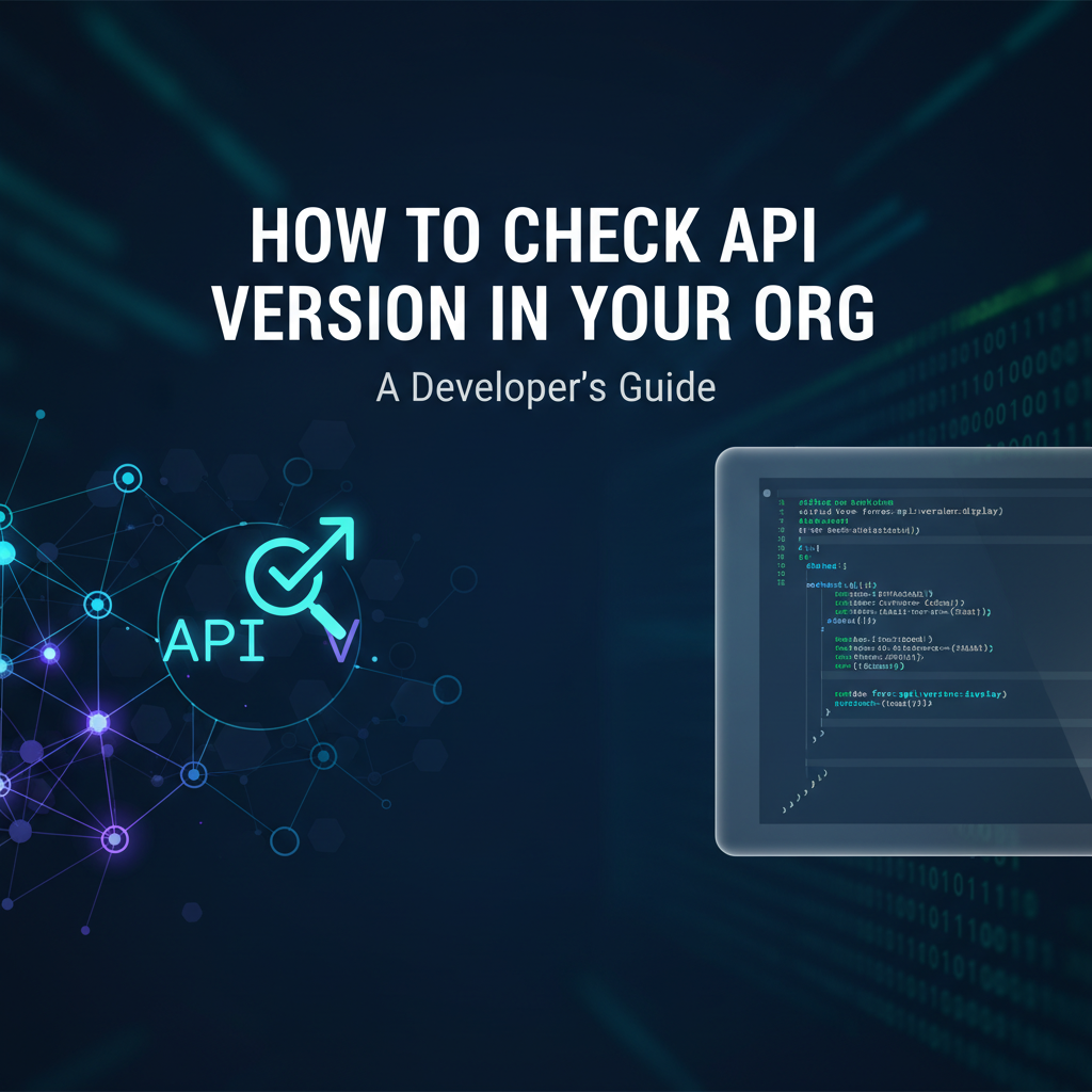 How to Check API Version in the Org