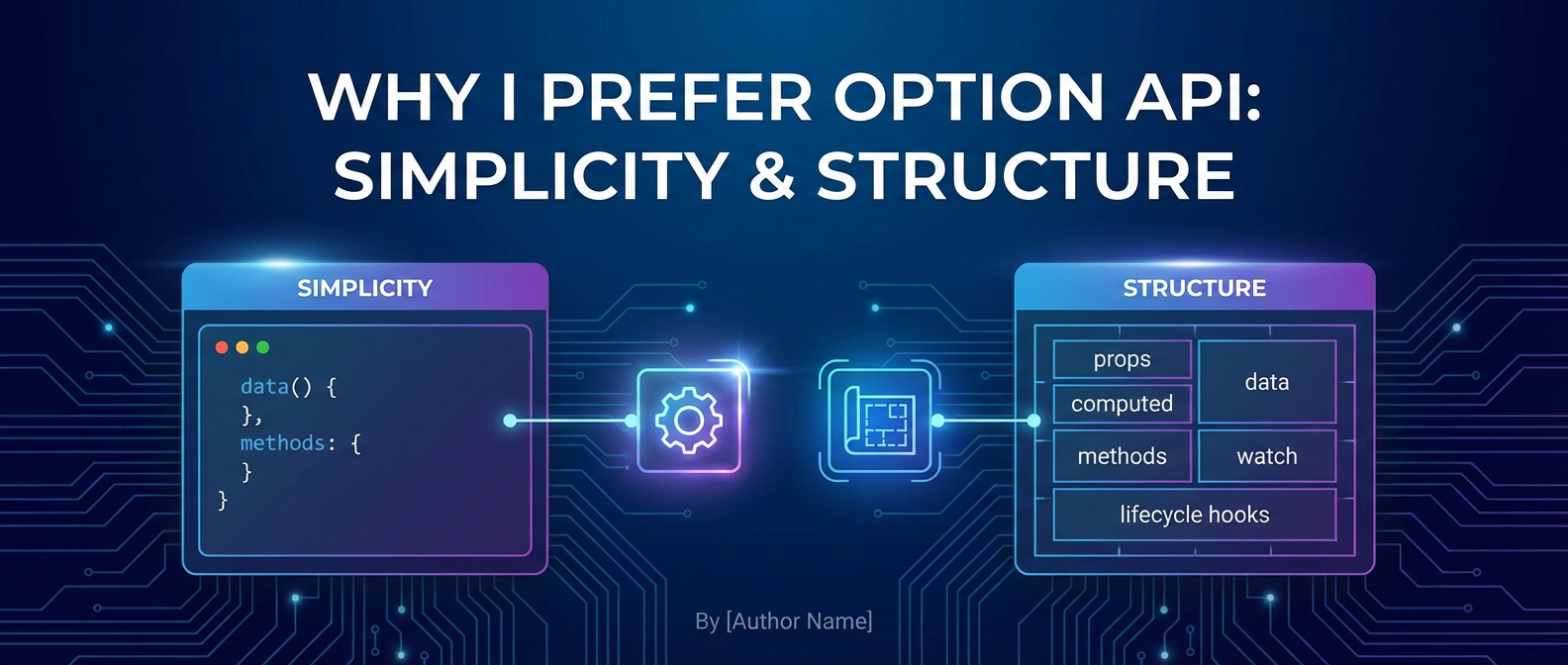 Why I Prefer Option API: Simplicity & Structure