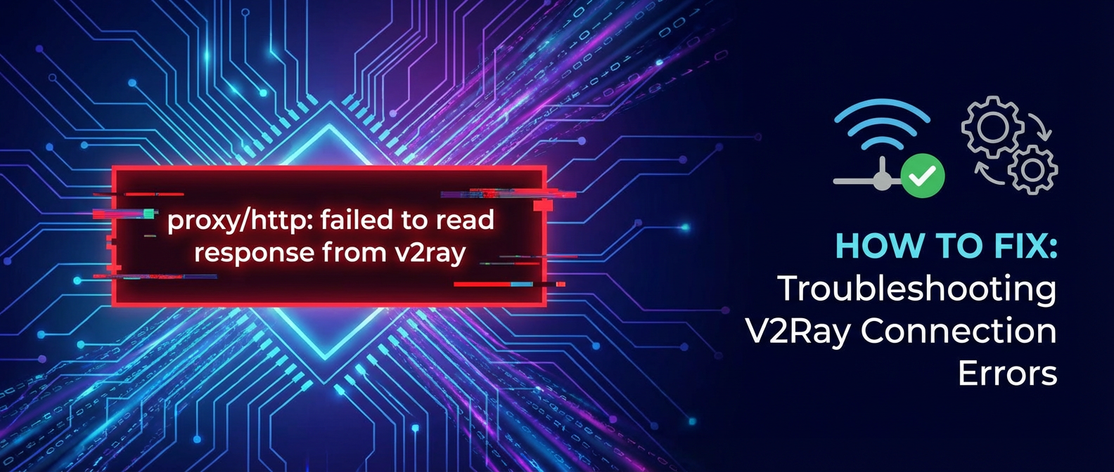 How to Fix: proxy/http: failed to read response from v2ray