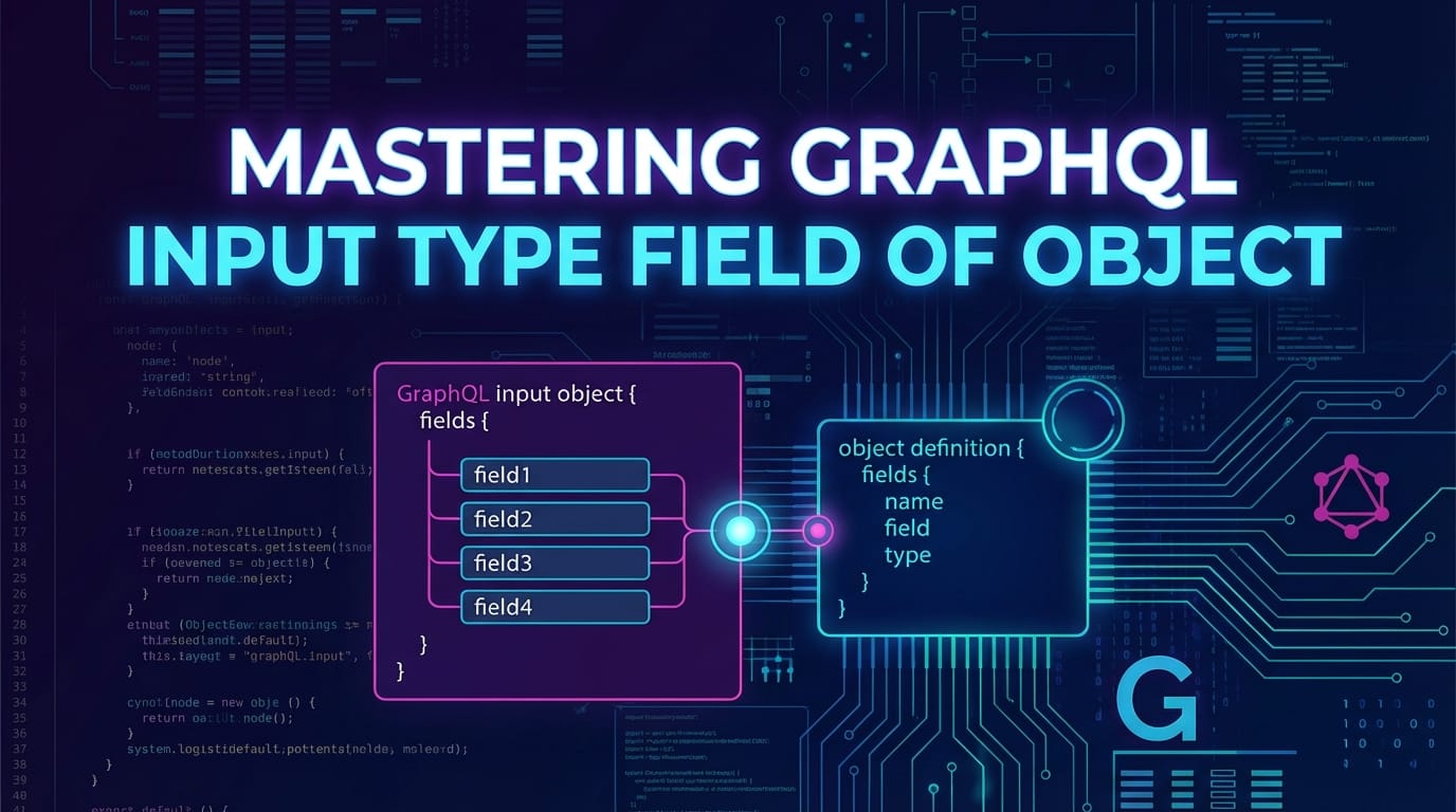 Mastering GraphQL Input Type Field of Object