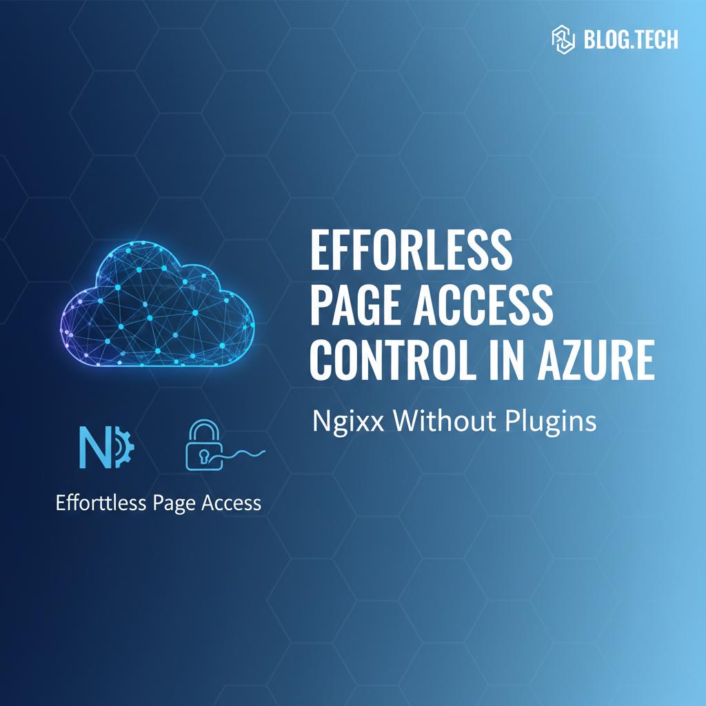 Effortless Page Access Control in Azure: Nginx Without Plugins
