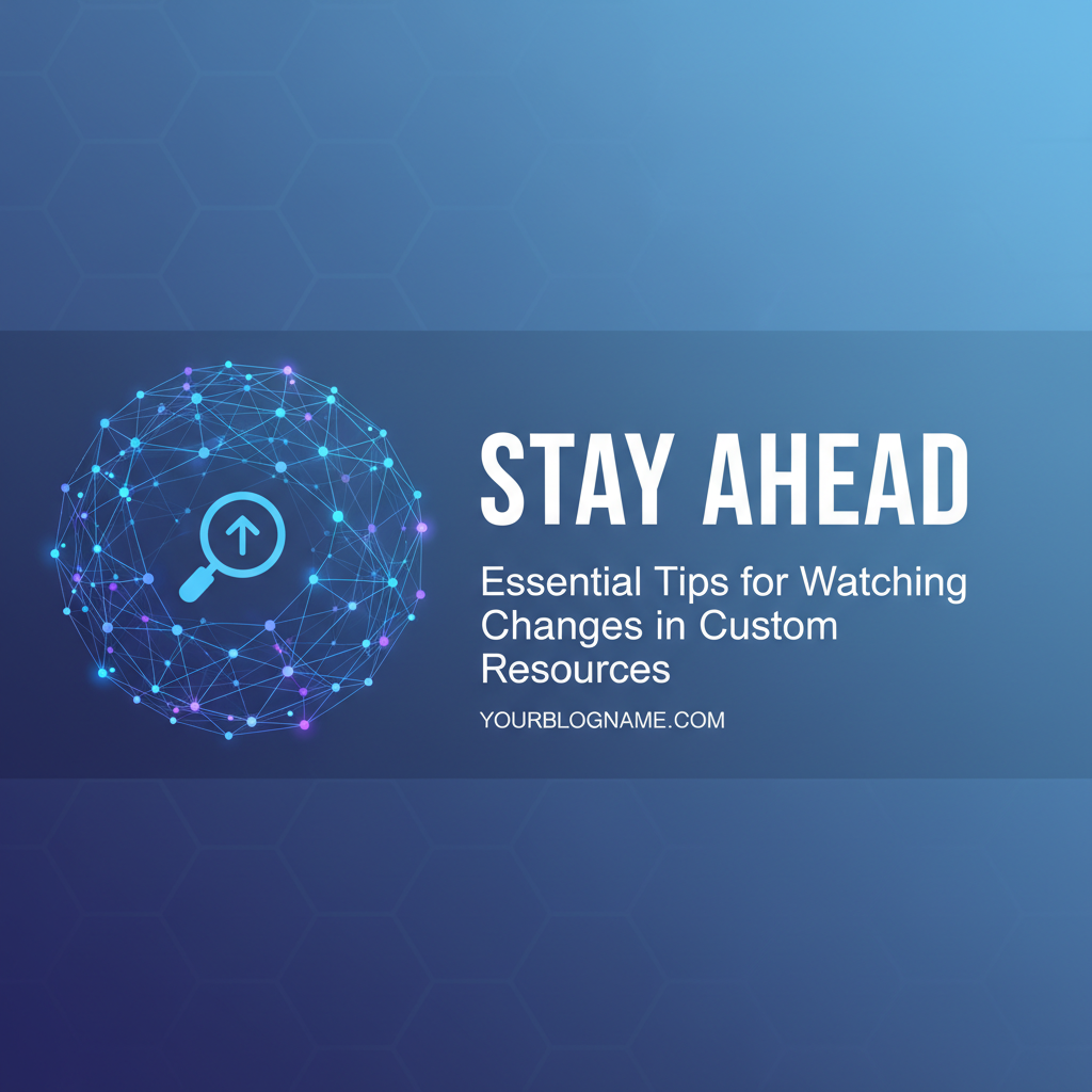 Stay Ahead: Essential Tips for Watching Changes in Custom Resources