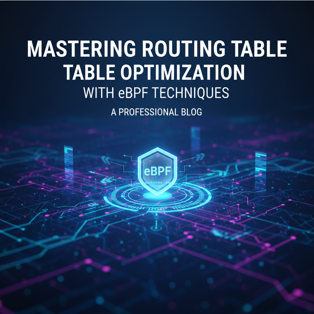 Mastering Routing Table Optimization with eBPF Techniques