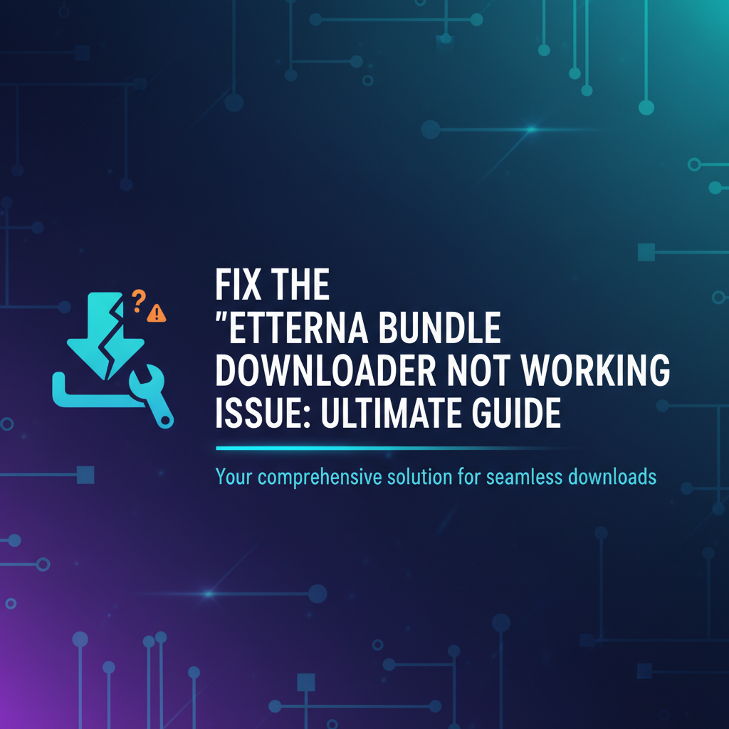 Fix the 'Etterna Bundle Downloader Not Working' Issue: Ultimate Guide