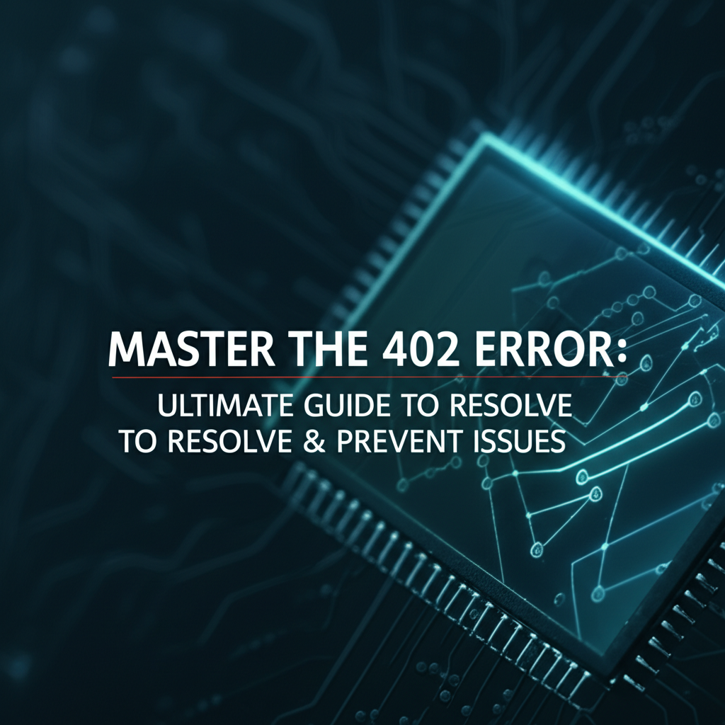 Master the 402 Error: Ultimate Guide to Resolve & Prevent Issues