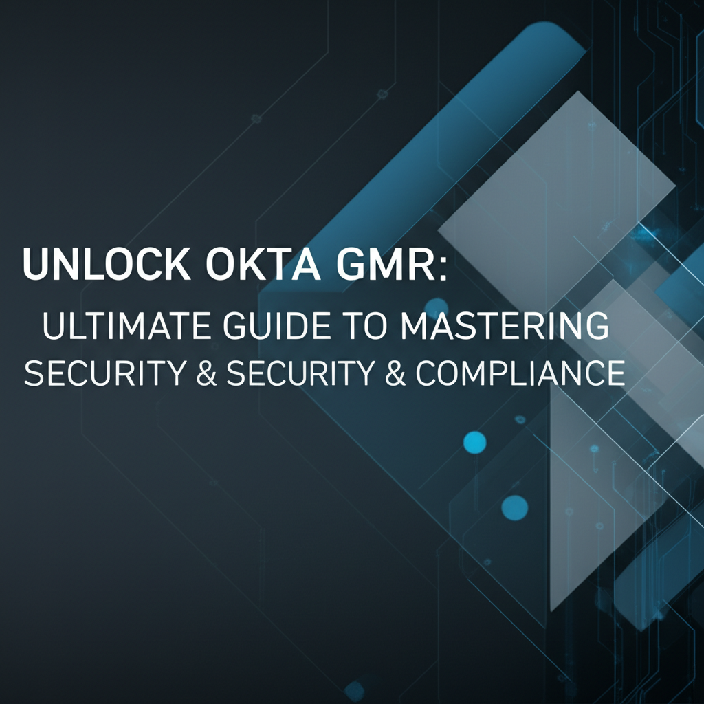 Unlock Okta GMR: Ultimate Guide to Mastering Security & Compliance