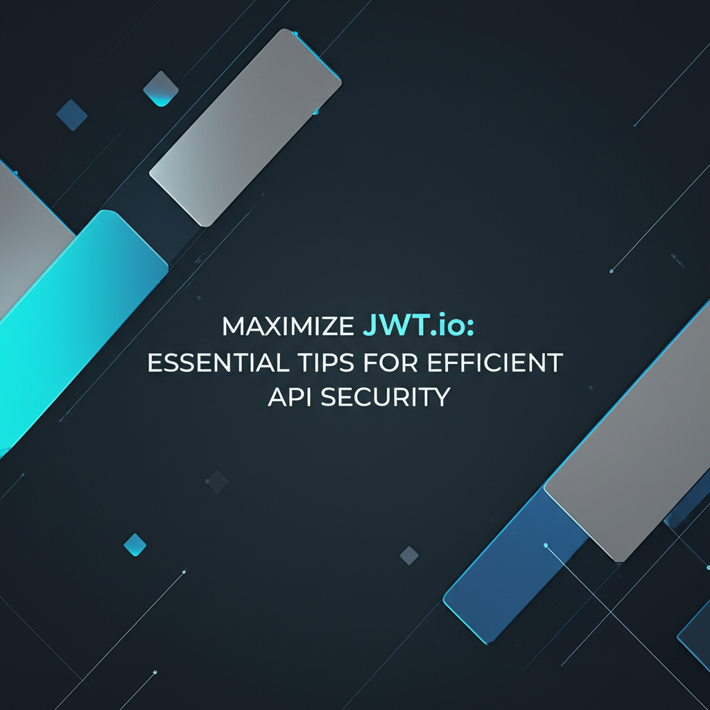 Maximize JWT.io: Essential Tips for Efficient API Security