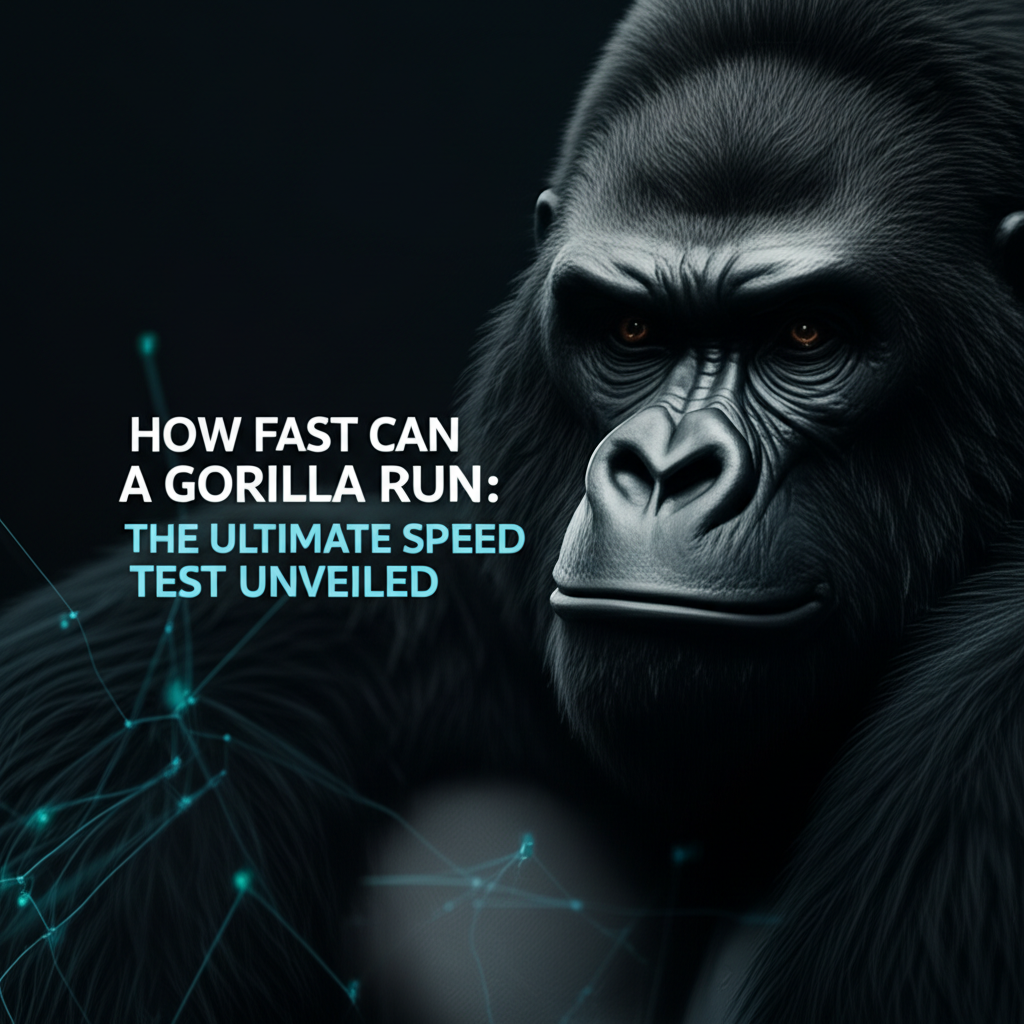 How Fast Can a Gorilla Run: The Ultimate Speed Test Unveiled