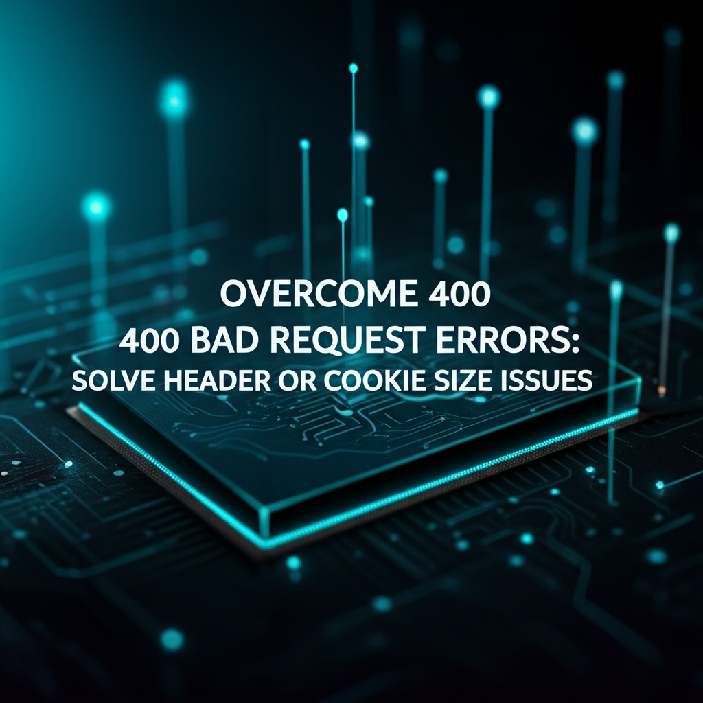 Overcome 400 Bad Request Errors: Solve Header or Cookie Size Issues