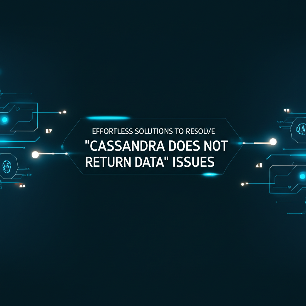 Effortless Solutions to Resolve 'Cassandra Does Not Return Data' Issues