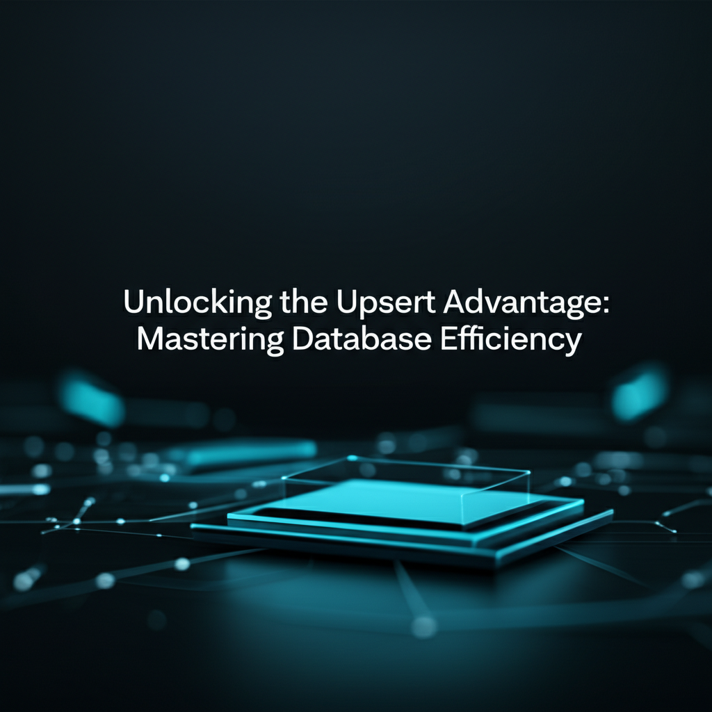 Unlocking the Upsert Advantage: Mastering Database Efficiency