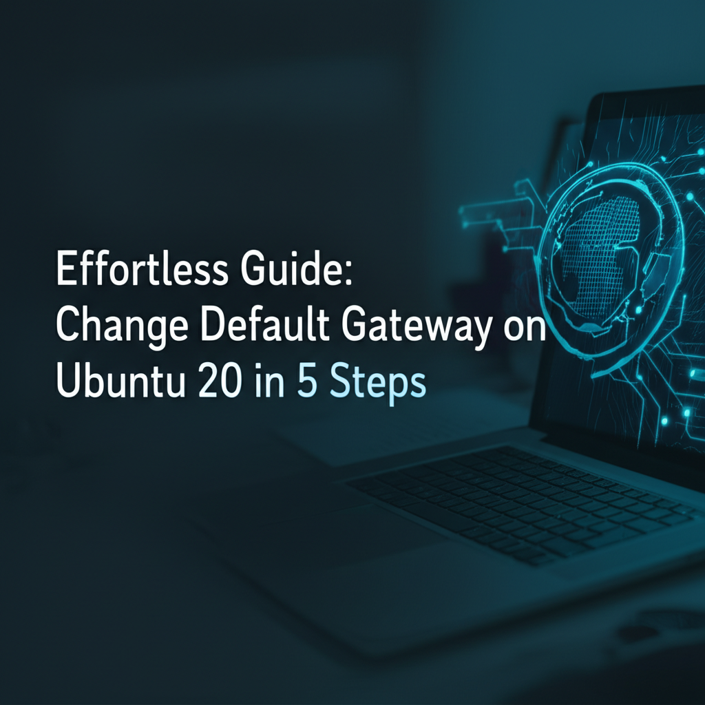 Effortless Guide: Change Default Gateway on Ubuntu 20 in 5 Steps