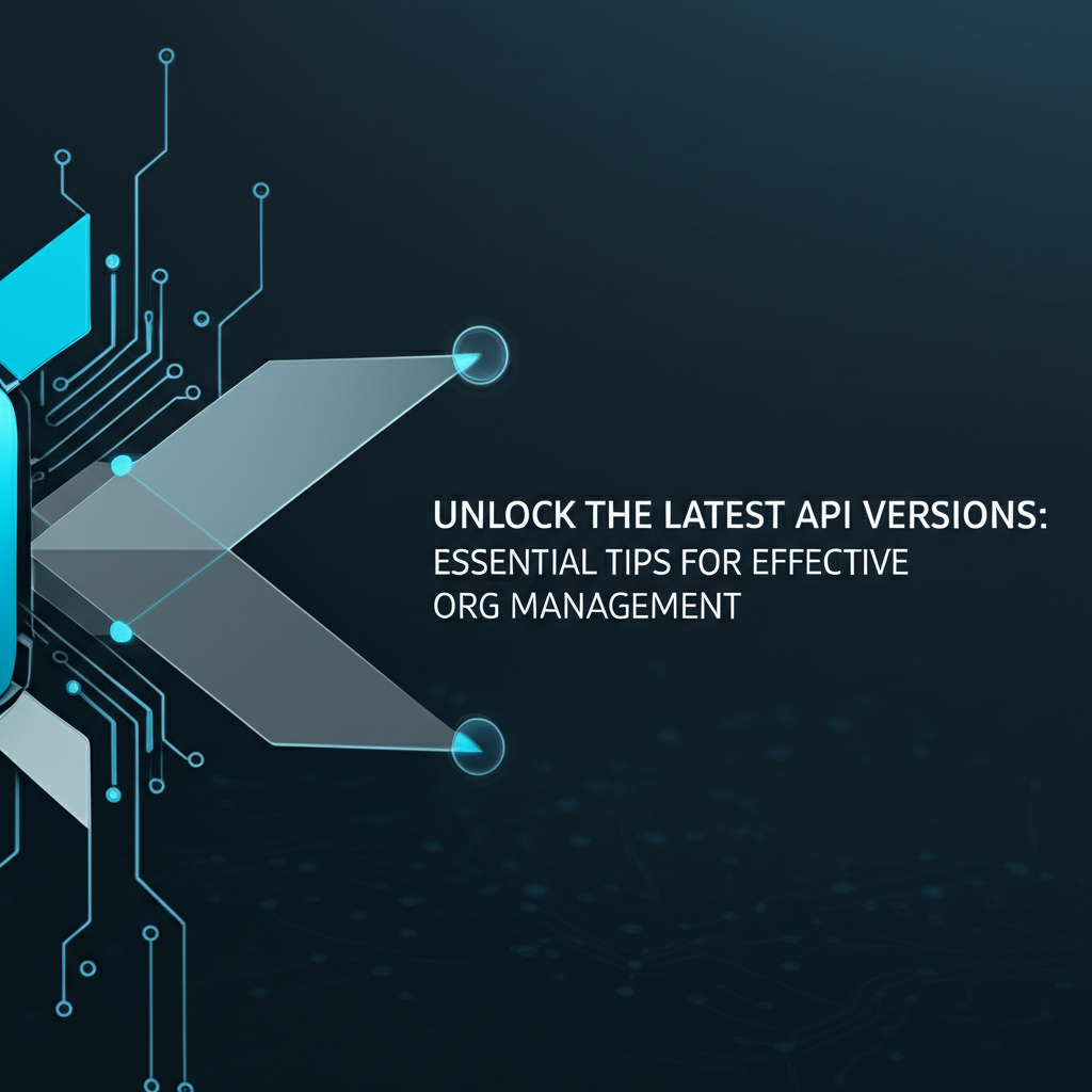Unlock the Latest API Versions: Essential Tips for Effective Org Management