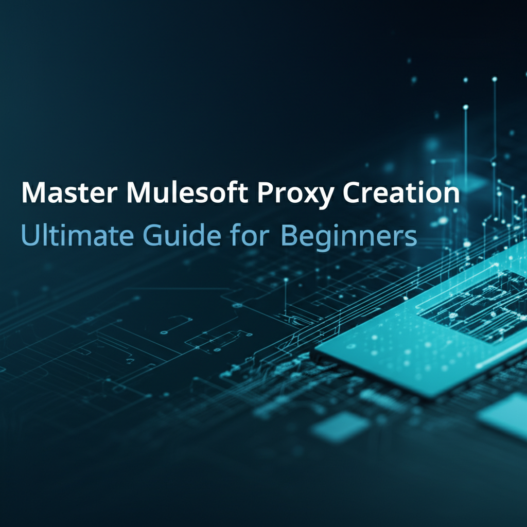 Master Mulesoft Proxy Creation: Ultimate Guide for Beginners