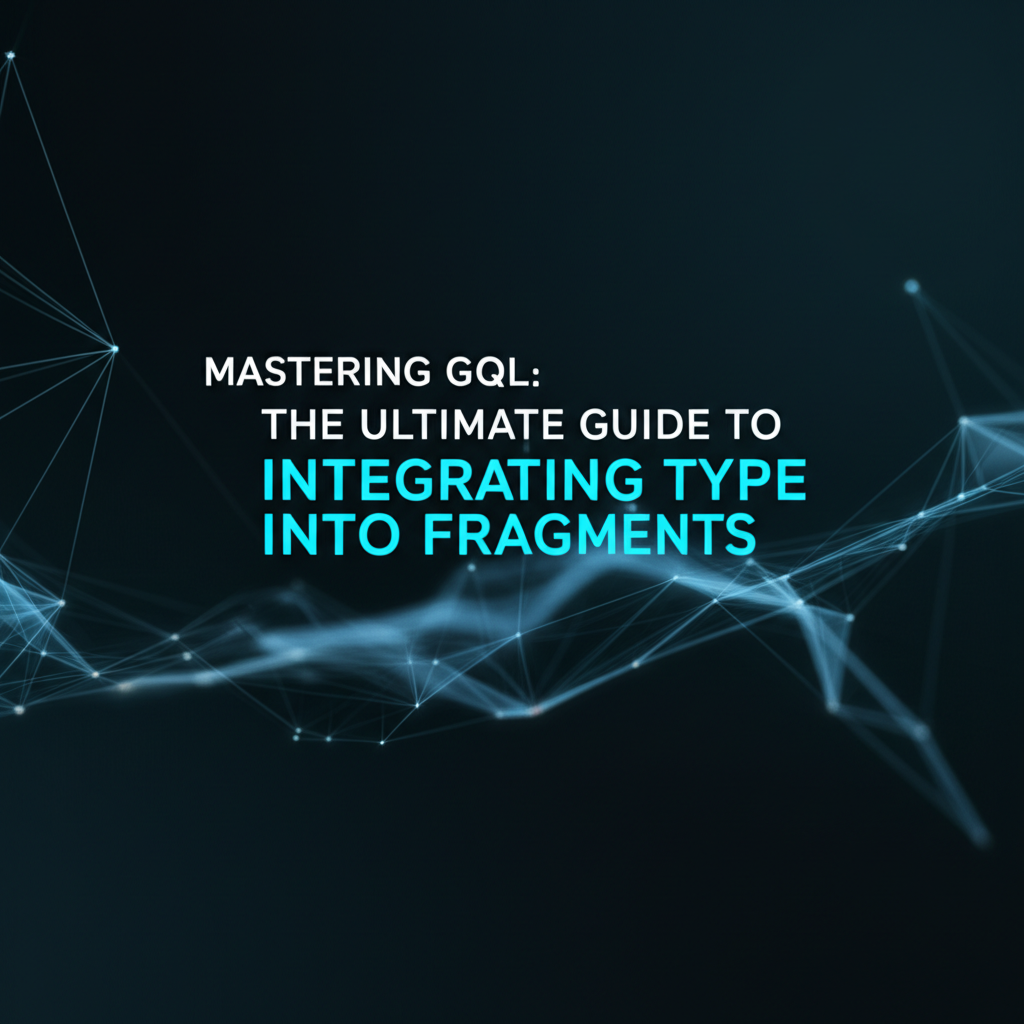 Mastering GQL: The Ultimate Guide to Integrating Type into Fragments