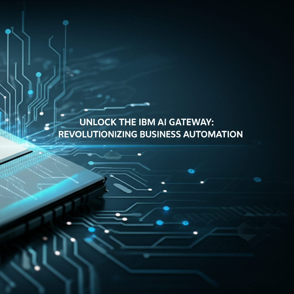 Unlock the IBM AI Gateway: Revolutionizing Business Automation
