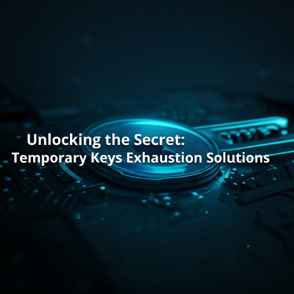 Unlocking the Secret: Temporary Keys Exhaustion Solutions