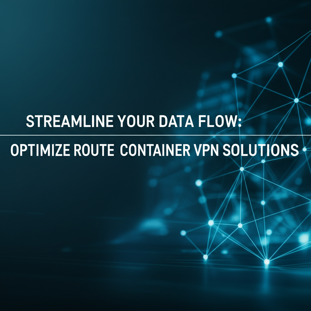 Streamline Your Data Flow: Optimize Route Container VPN Solutions